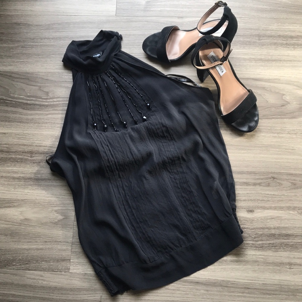 Silk High-neck Halter